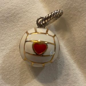 NWOT Brighton Love Volley Ball Charm for Necklace or Bracelet